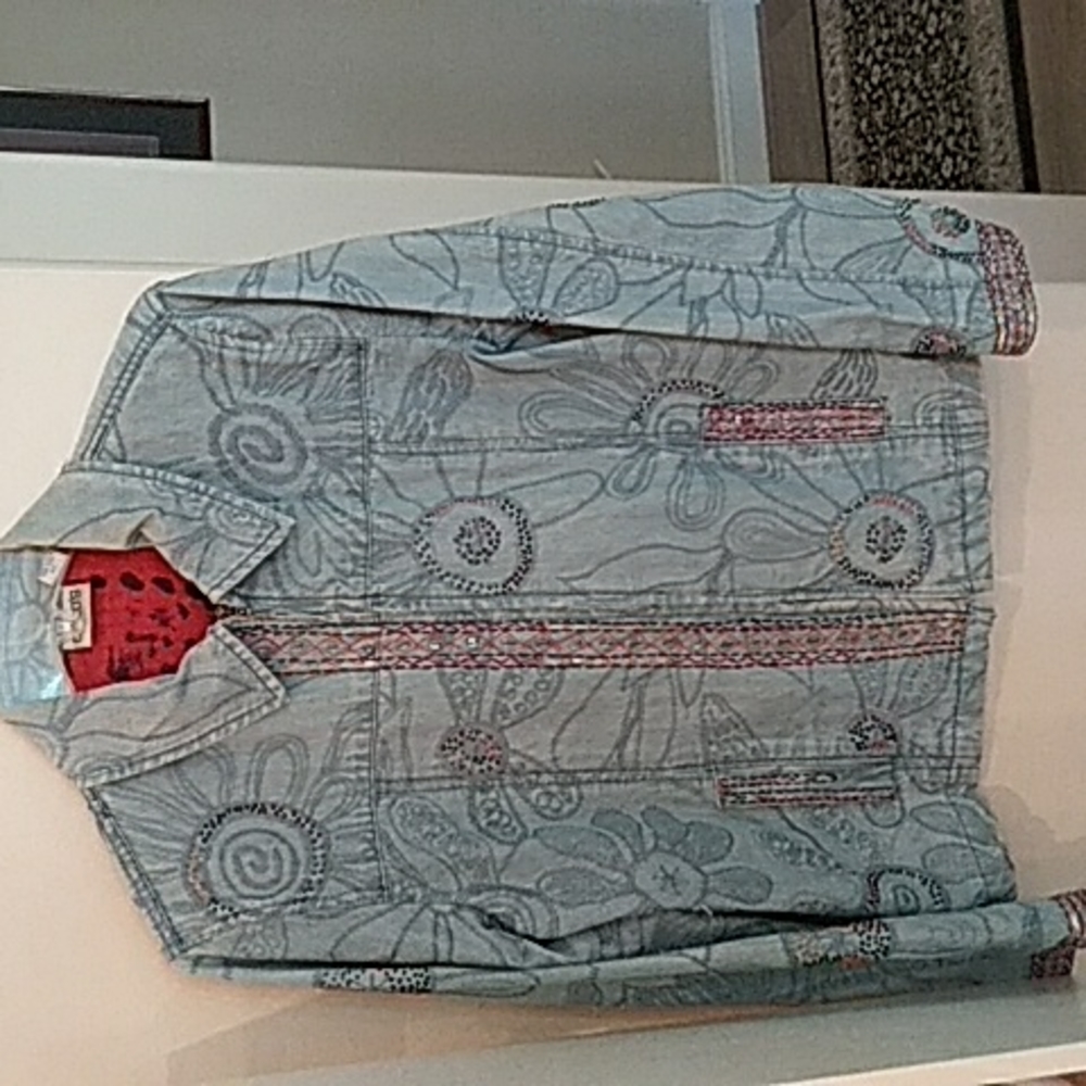 Chico's custom jacket, and with embroidery